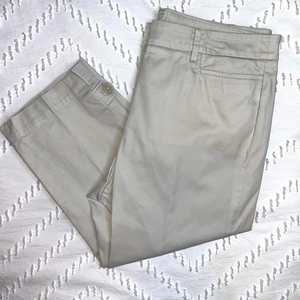 Talbots Perfect Skimmer capri khaki pants‎ -sz 6P